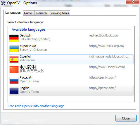 OPenIV汉化版中文设置方法4