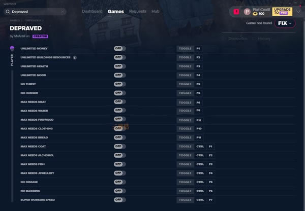 Depraved�޸���_Depravedʮ�����޸��� v1.2.57 MrAntiFun��-���ĵ���