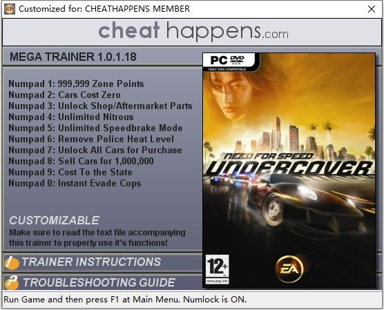 ��Ʒ�ɳ�12�޸�������_��Ʒ�ɳ�12ʮ���޸��� v1.0.1.18 CHEATHAPPENS��-���ĵ���