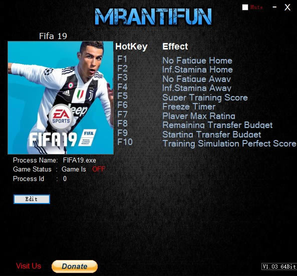 FIFA19޸_FIFA19ʮ޸ v2019.01.28 MrAntiFun-ĵ