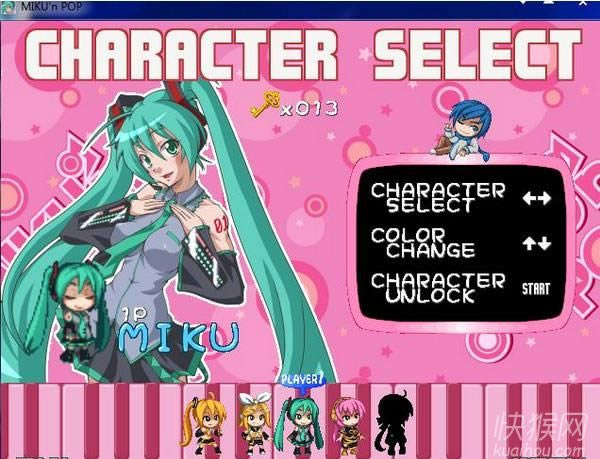 CHARACTER SELECTӢ�İ���Ϸ
