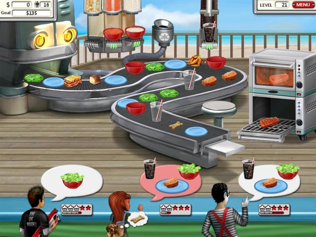 �����¼������ľ�Ӫ��Ϸ-�����̵�2����(Burger Shop 2)��ɫ�ƽ��